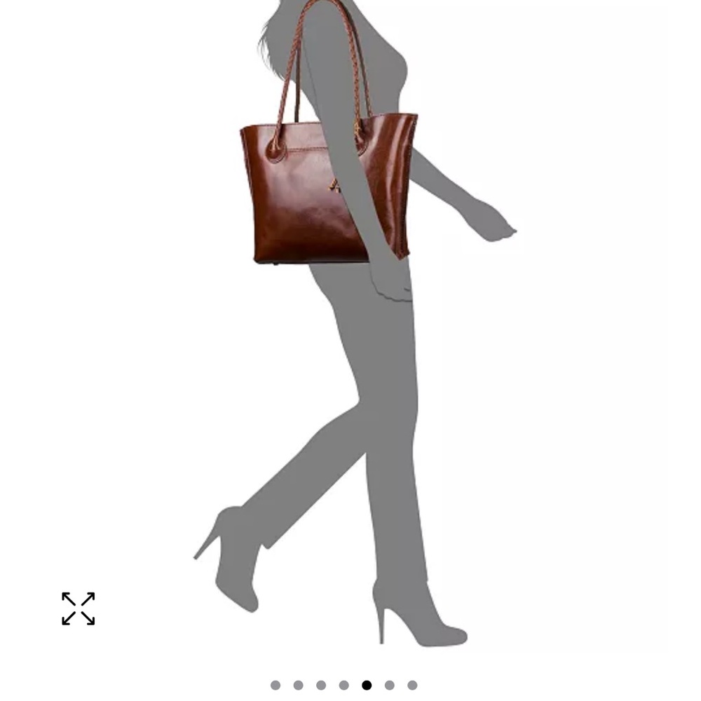 Patricia Nash Brown Leather Tote Bag - Picture 2 of 11